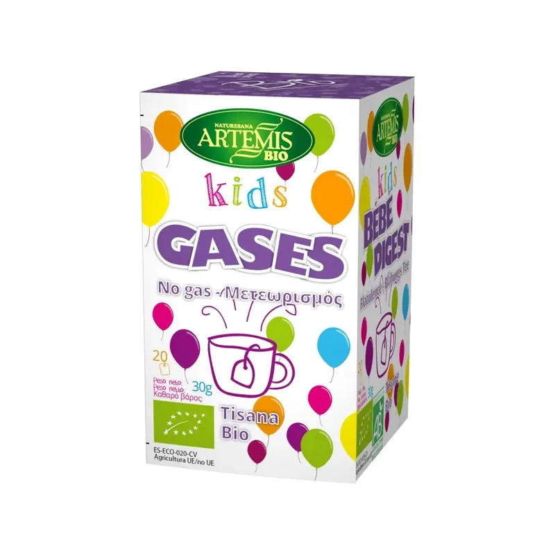 TISANA BIO GASES KIDS 20 FILTROS