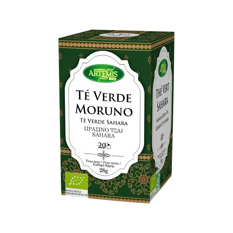 TÉ VERDE MORUNO 20 FILTROS