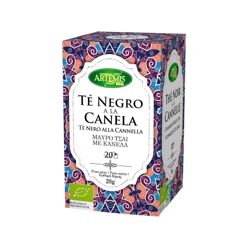 TÉ NEGRO CANELA 20 FILTROS