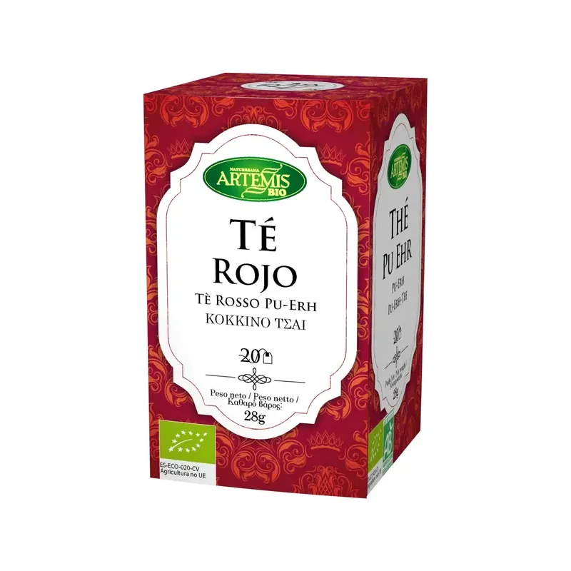TÉ ROJO (PU ERH) 20 FILTROS