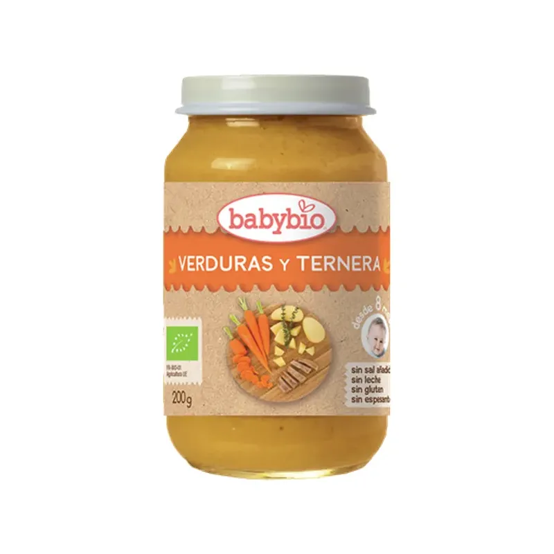 MENU VERDURA TERNERA BIO 200G
