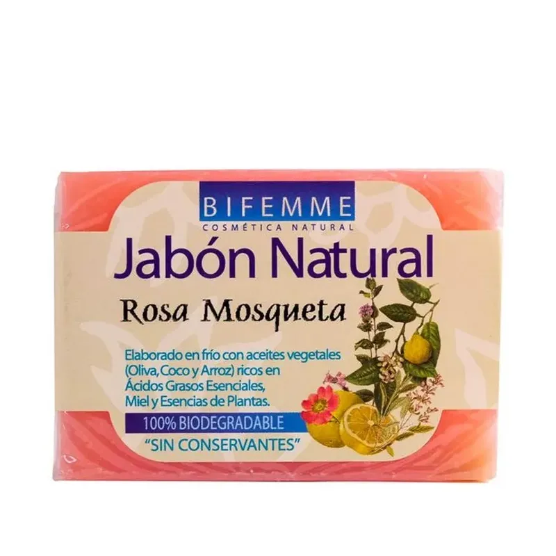 JABON ROSA MOSQUETA 100 GR