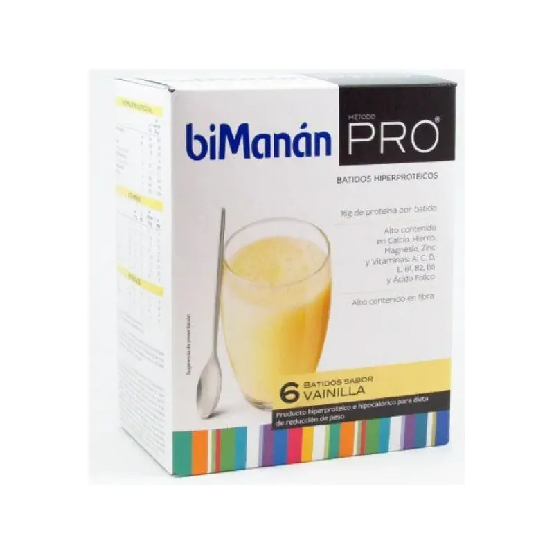 BIMANAN BATIDO VAINILLA 6 SOBRES