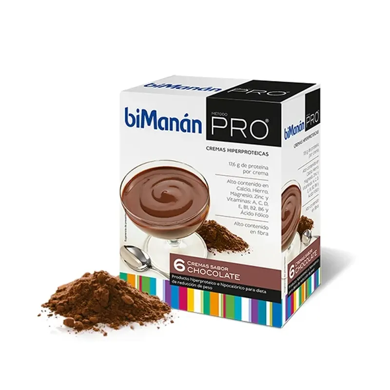 BIMANAN PRO CREMA CHOCOLATE (6 Sobres de Cremas)