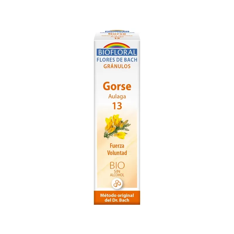 FLORES DE BACH 13 GORSE - AULAGA FLORES DE BACH BIO GRANULOS 9 grs - UNITARIO