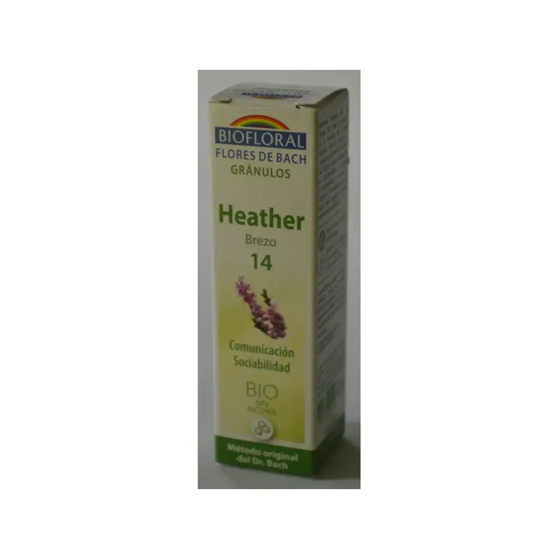 FLORES DE BACH 14 HEATHER - BREZO FLORES DE BACH BIO GRANULOS 9 grs - UNITARIO