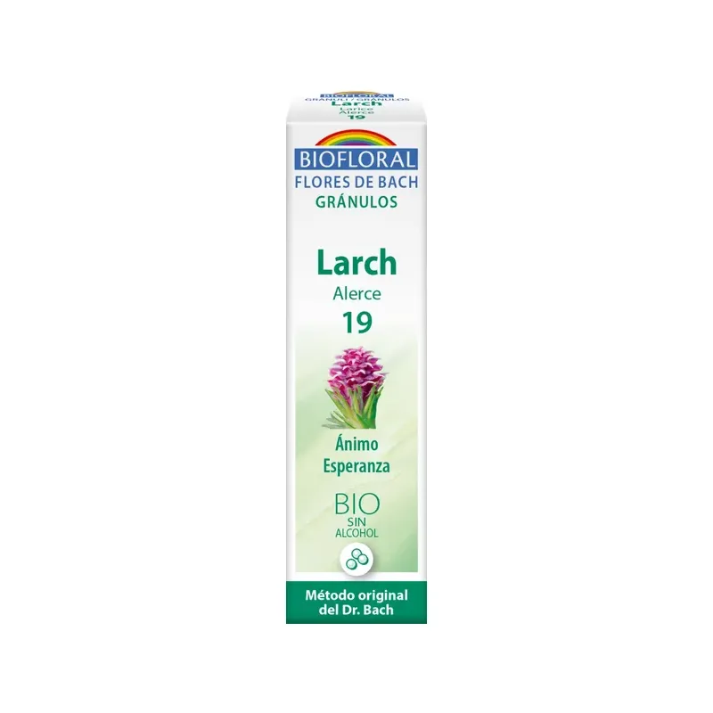 FLORES DE BACH 19 LARCH - ALERCE FLORES DE BACH BIO GRANULOS 9 grs - UNITARIO