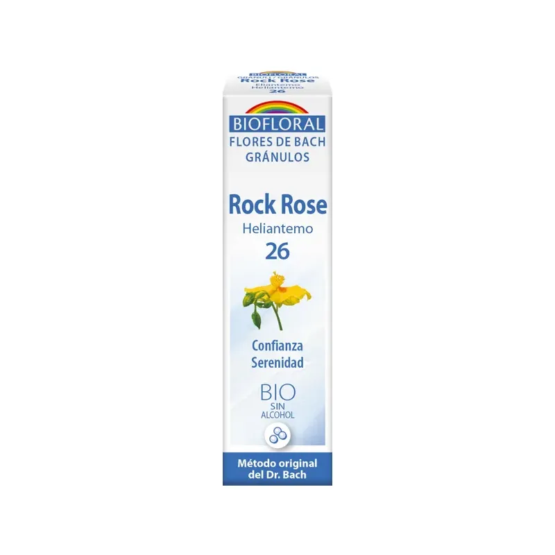 FLORES DE BACH 26 ROCK ROSE - HELIA FLORES DE BACH BIO GRANULOS 9 grs - UNITARIO