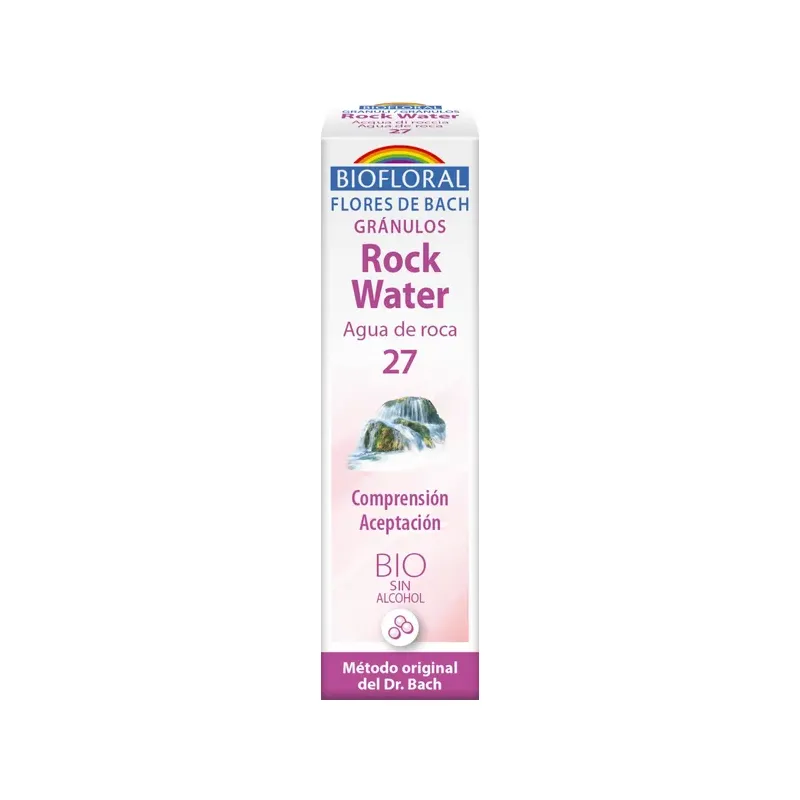 FLORES DE BACH 27 ROCK WATER - AGUA FLORES DE BACH BIO GRANULOS 9 grs - UNITARIO
