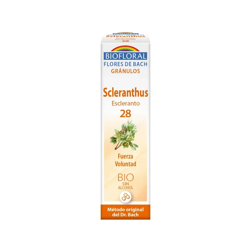 FLORES DE BACH 28 SCLERANTHUS - ESC FLORES DE BACH BIO GRANULOS 9 grs - UNITARIO