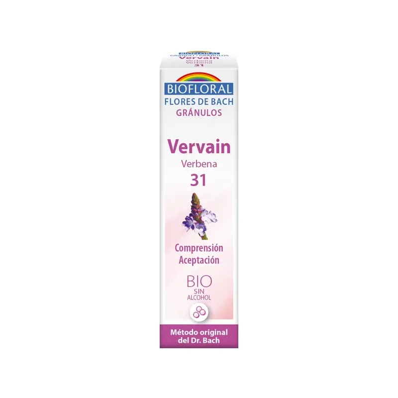 FLORES DE BACH 31 VERVAIN - VERBENA FLORES DE BACH BIO GRANULOS 9 grs - UNITARIO
