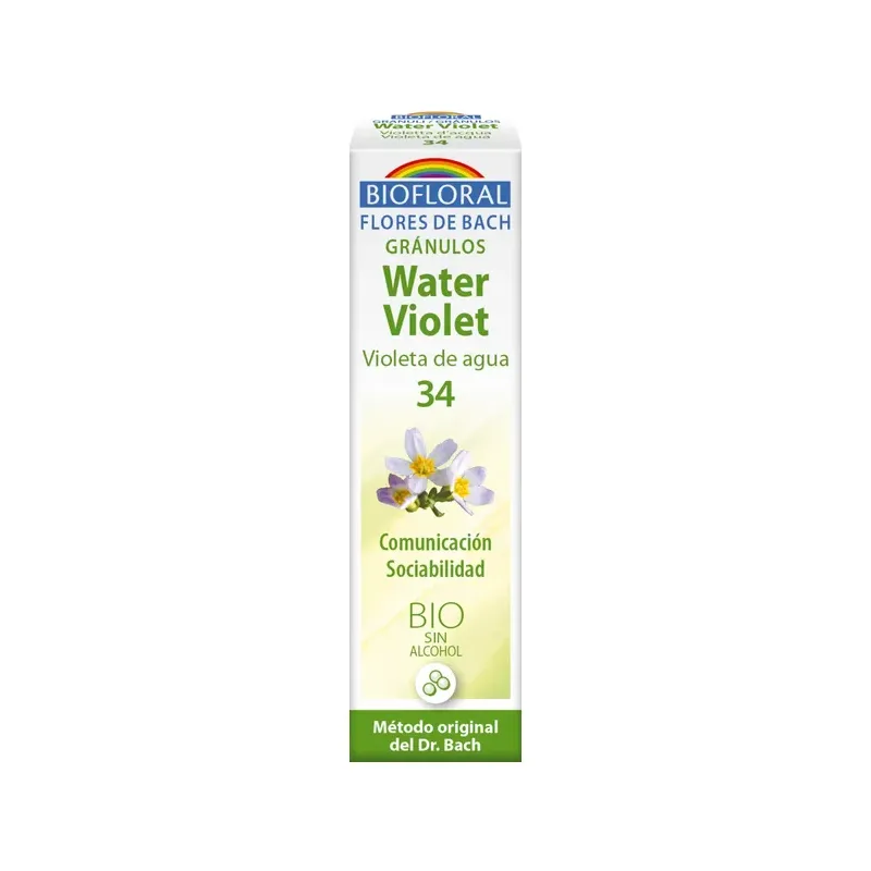 FLORES DE BACH 34 WATER VIOLET - VI FLORES DE BACH BIO GRANULOS 9 grs - UNITARIO