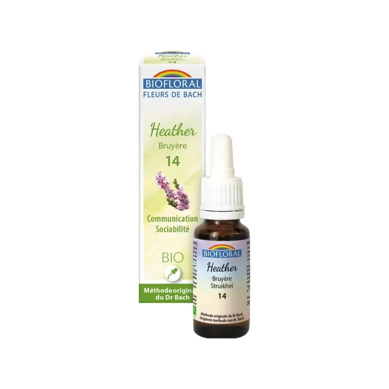 FLORES DE BACH 14 HEATHER - BREZO BIO DEMETER*  - 20 ml