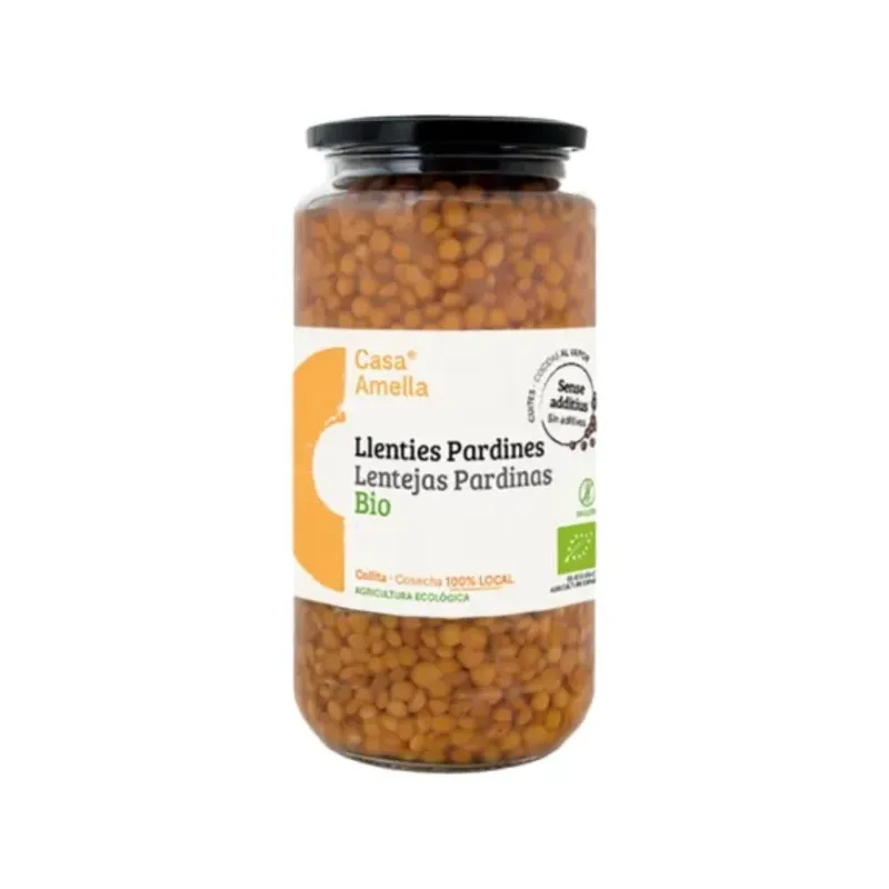 Bio Lentejas pardinas cocidas 540 gr