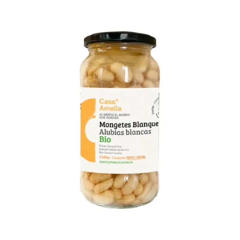 Bio alubias blancas cocidas 540 gr