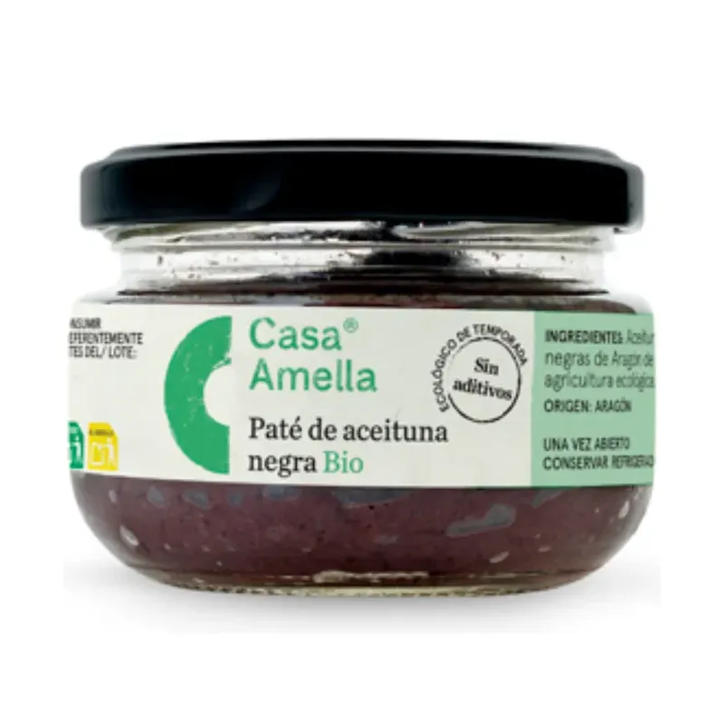 BIO PATÉ DE ACEITUNA NEGRA DEL B.ARAGÓN 100 GR