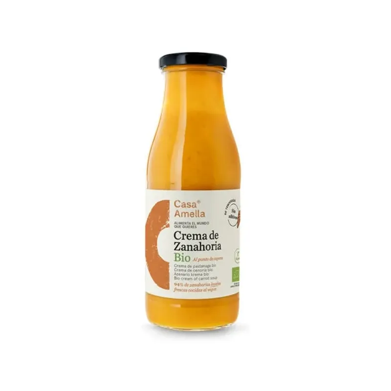 BIO CREMA DE ZANAHORIA AL PUNTO DE CAYENA 500 ML