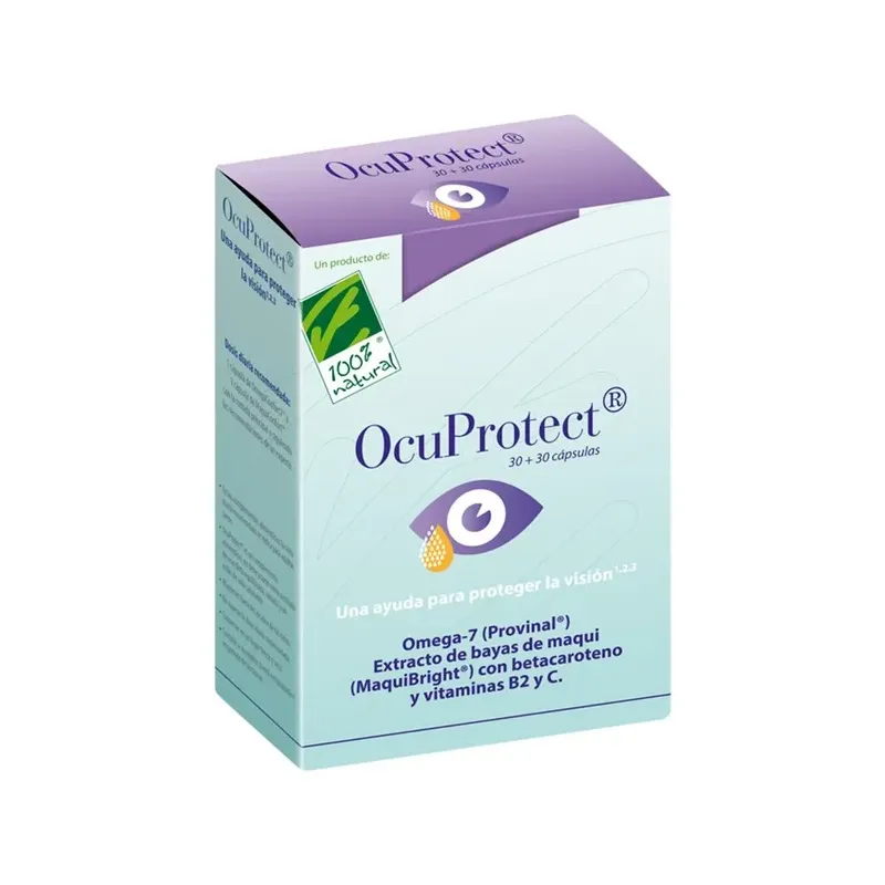 OCUPROTECT®. 30 cápsulas OmegaConfort7® + 30 cápsulas MaquiConfort® (en blister)