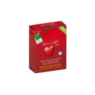 QUINOL10®-50MG. 30 CAP. Caja con 30 cápsulas de 50mg de Ubiquinol (en blister)