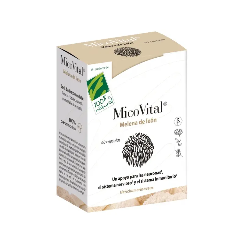 MICOVITAL® MELENA DE LEÓN. 60CAP