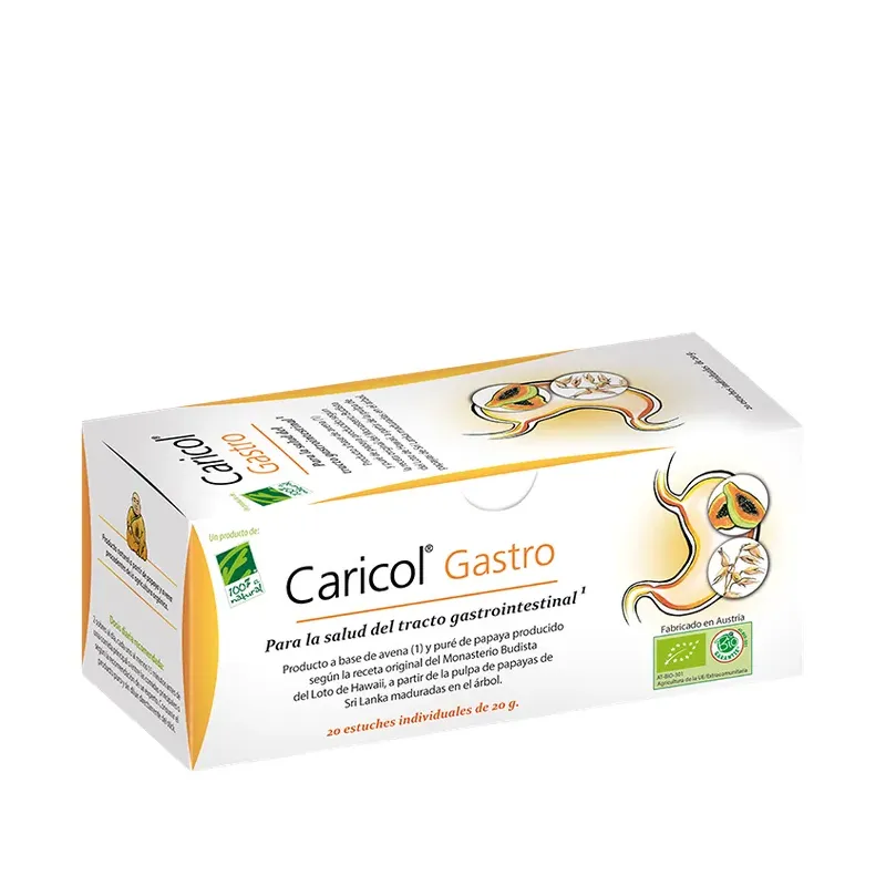 CARICOL® GASTRO. CAJA CON 20 ESTUCH individuales de 20g