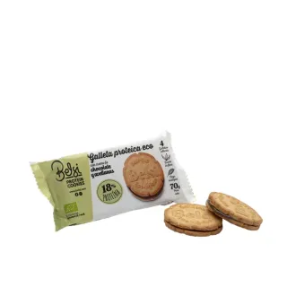 GALLETA RELLENA CACAO/AVELLANA PROTEICA ECO 70 G  OFERTA LOTE CADUCIDAD 21/05/27
