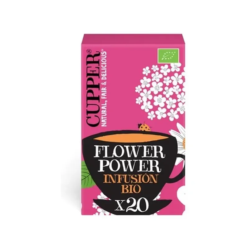INFUSIÓN FLOWER POWER BIO, 20 BOLSA