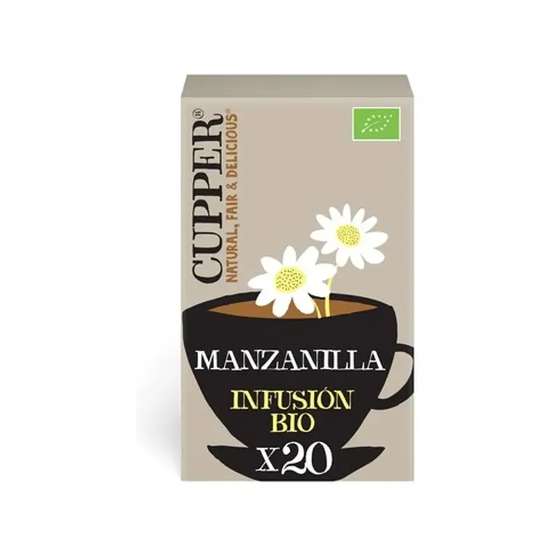 INFUSIÓN DE MANZANILLA BIO, 20 BOLS