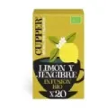 INFUSIÓN LIMÓN Y JENGIBRE BIO, 20 B