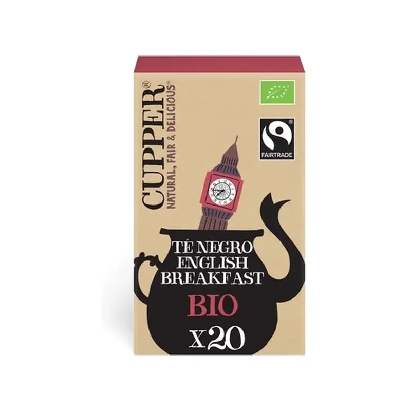 TÉ NEGRO ENGLISH BREAKFAST BIO, 20BOLSAS