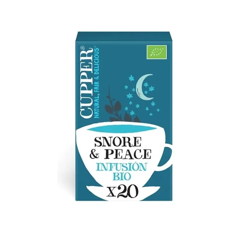 INFUSIÓN SNORE&PEACE BIO, 20 BOLSAS
