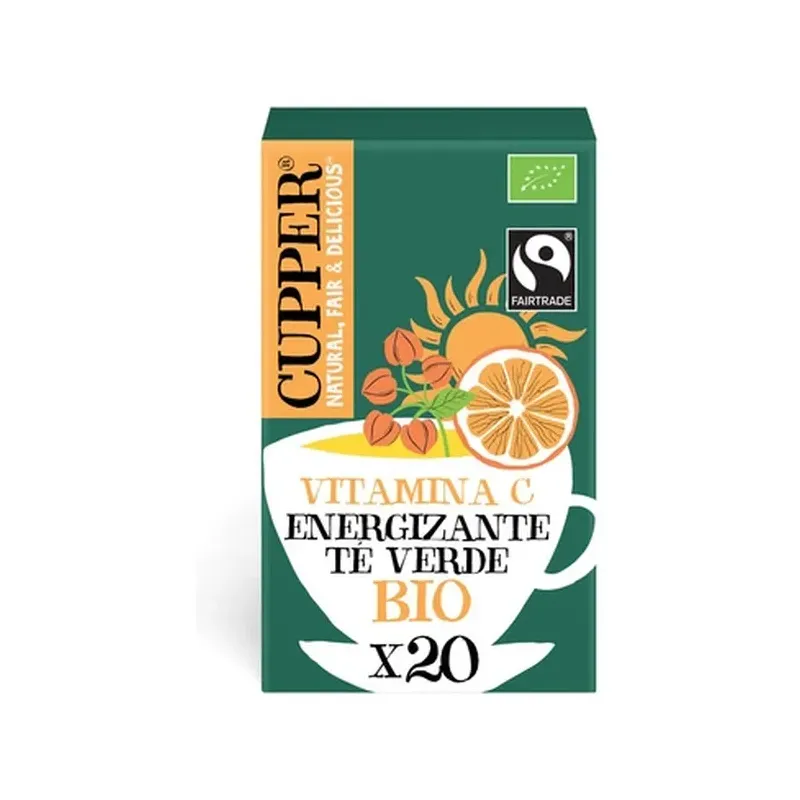 TÉ VERDE ENERGIZANTE BIO, 20 BOLSAS
