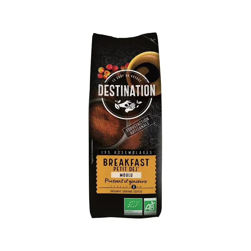 CAFÉ MOLIDO PARA DESAYUNO BIO, 250