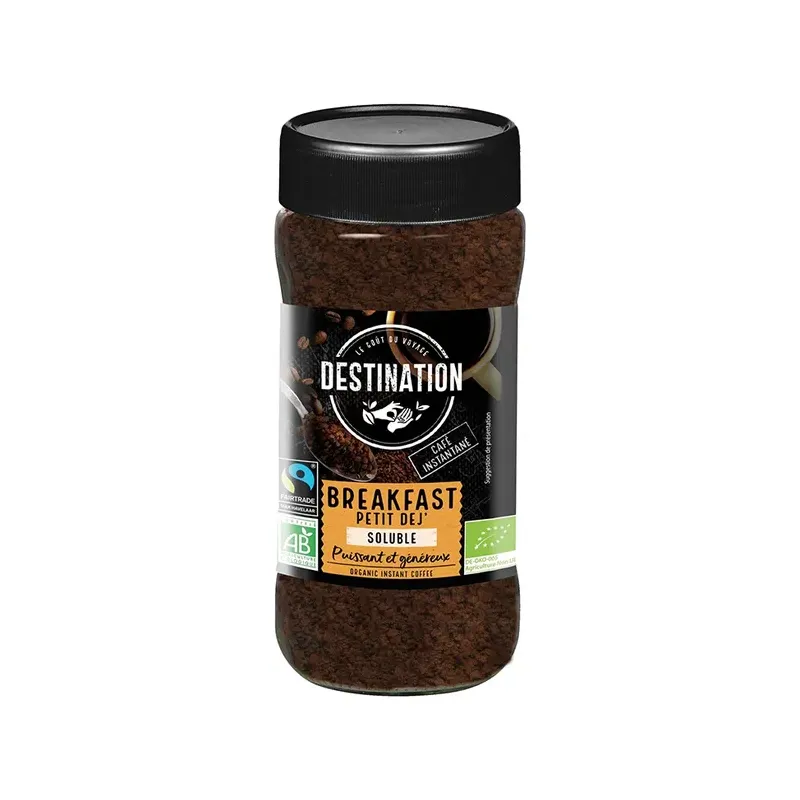 CAFÉ SOLUBLE DESAYUNO BIO, 100 G