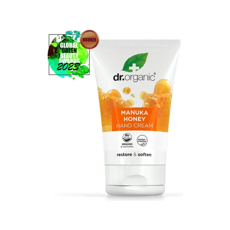 CREMA DE MANOS Y UÑAS MIEL DE Manuka para piel seca 125ml