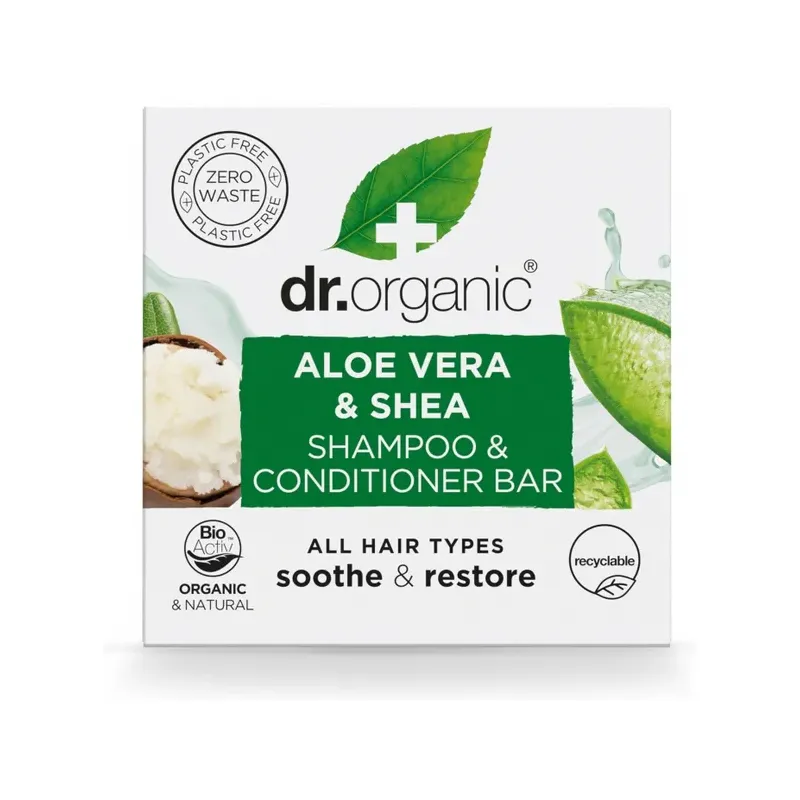 CHAMPÚ Y ACONDICONADOR DE ALOE VERA y Karité para todo tipo de cabello 75gr