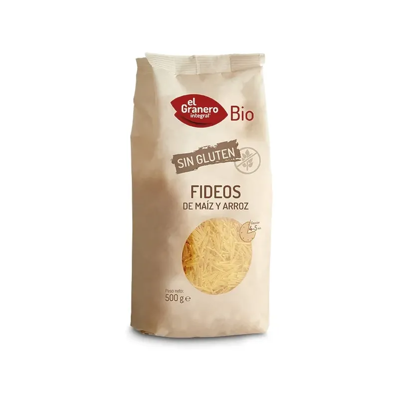 FIDEOS DE MAÍZ Y ARROZ SIN GLUTEN B