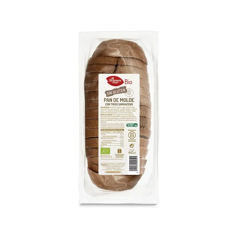 PAN DE MOLDE CON TRIGO SARRACENO SI