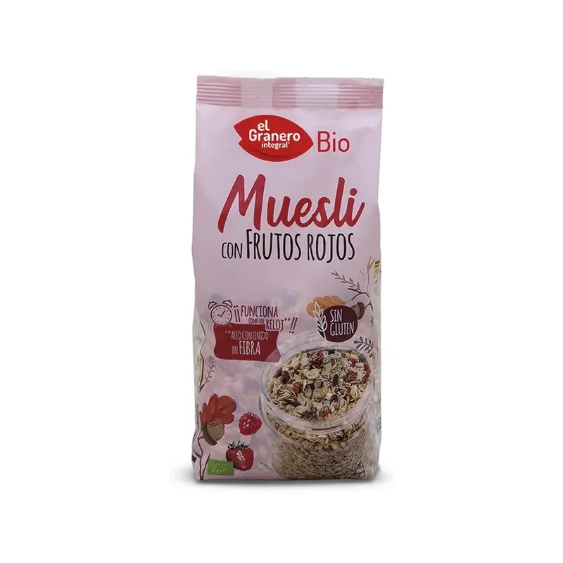 MUESLI CON FRUTOS ROJOS SIN GLUTEN