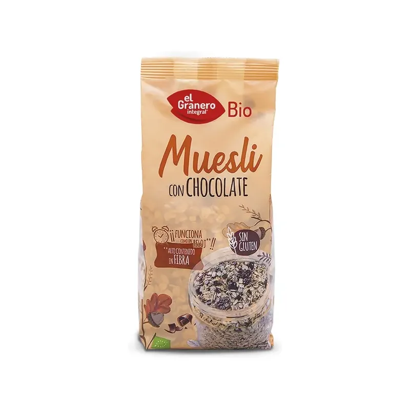 MUESLI CON CHOCOLATE SIN GLUTEN BIO