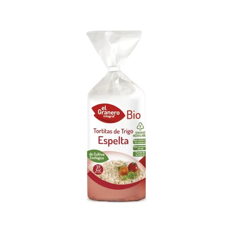 TORTITAS DE TRIGO ESPELTA BIO, 108