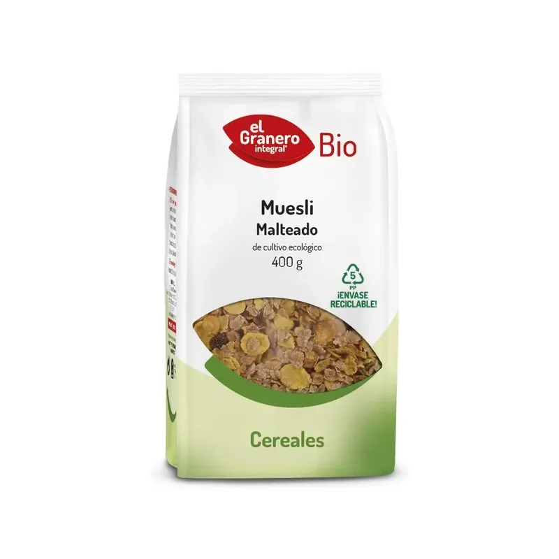 MUESLI MALTEADO BIO, 400 G